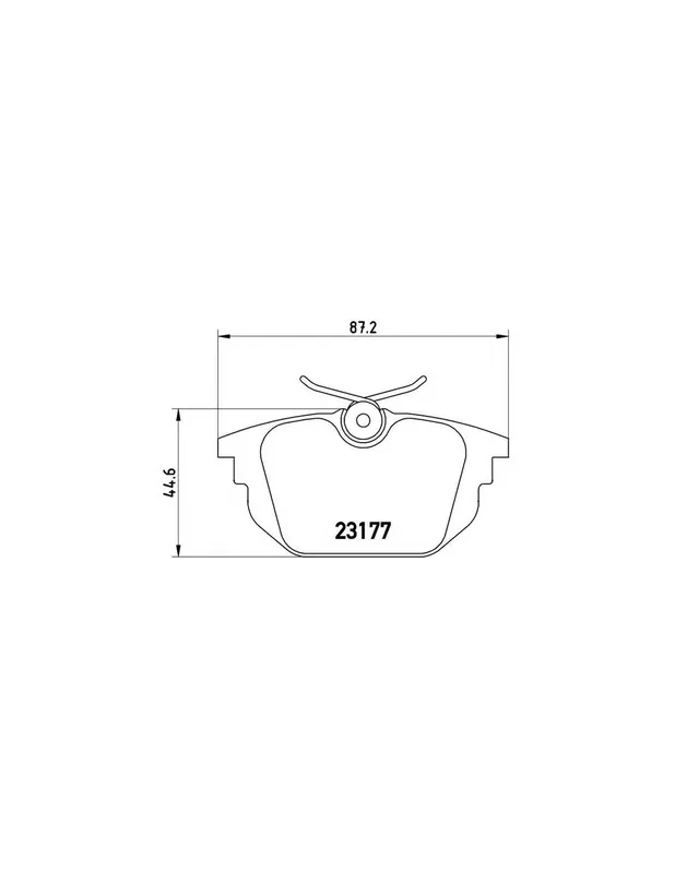 Promoción Exclusiva PASTILLA DE FRENO P23026 BREMBO - ALFA ROMEO 155 (167) - Eje trasero