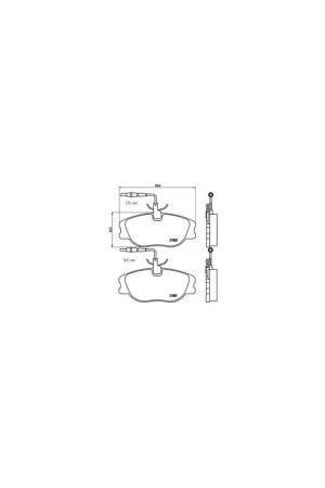 Precio Reducido PASTILLA DE FRENO P23061 BREMBO - CITROËN SYNERGIE (22, U6) - Eje delantero