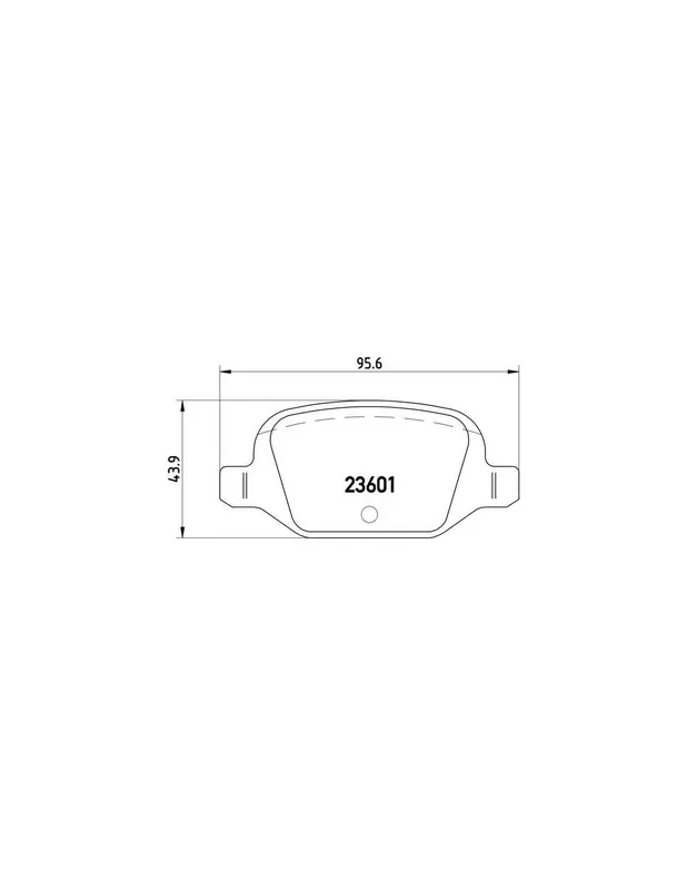 Promoción Exclusiva PASTILLA DE FRENO P23064 BREMBO - ABARTH 500C (312) - Eje trasero