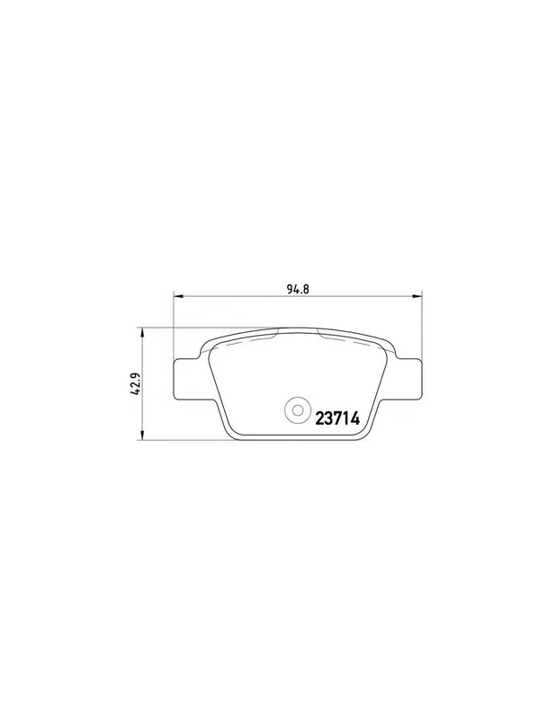 A Buen Precio PASTILLA DE FRENO P23080 BREMBO - ALFA ROMEO MITO (955) - Eje trasero