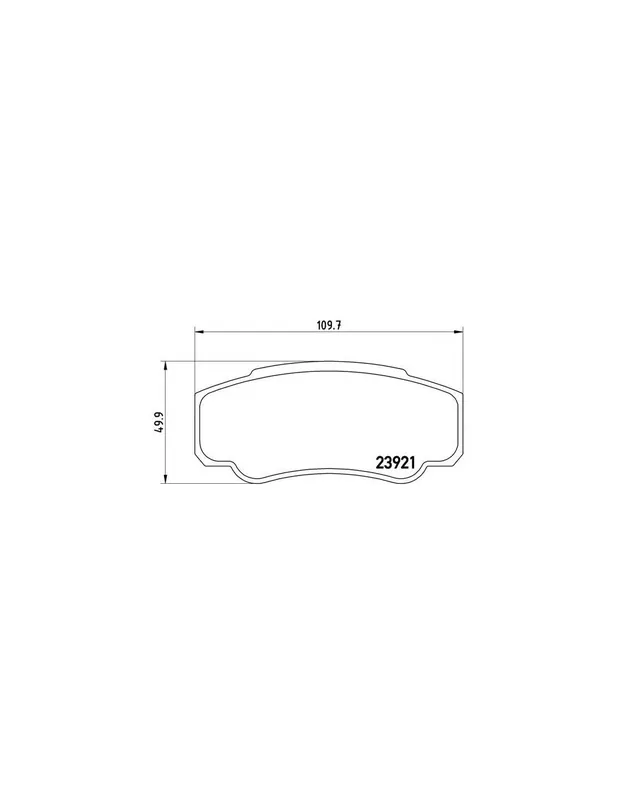 Precio De Fábrica PASTILLA DE FRENO P23093 BREMBO - FIAT DUCATO Furgón (230L) - Eje trasero