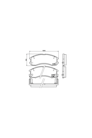 Precio De Fábrica PASTILLA DE FRENO P24024 BREMBO - MAZDA 626 Mk III (GD) - Eje delantero