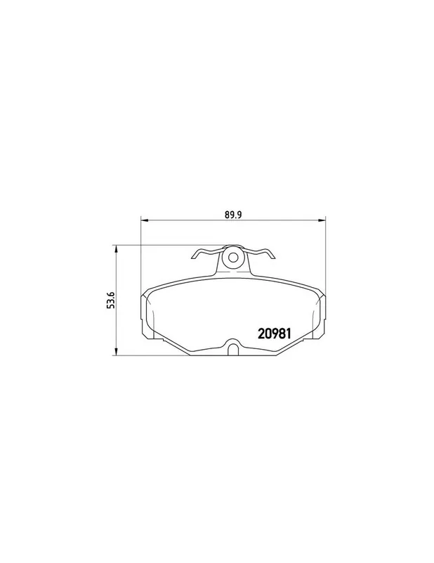 Precio Rebajado PASTILLA DE FRENO P24018 BREMBO - FORD SIERRA (GBG, GB4) - Eje trasero