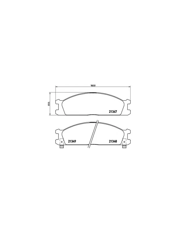 Precio Reducido PASTILLA DE FRENO P24026 BREMBO - NISSAN NOMAD Autobús (C22) - Eje delantero