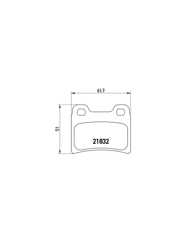 Últimas Unidades PASTILLA DE FRENO P24030 BREMBO - FORD ESCORT Mk VII (GAL, AAL, ABL) - Eje trasero