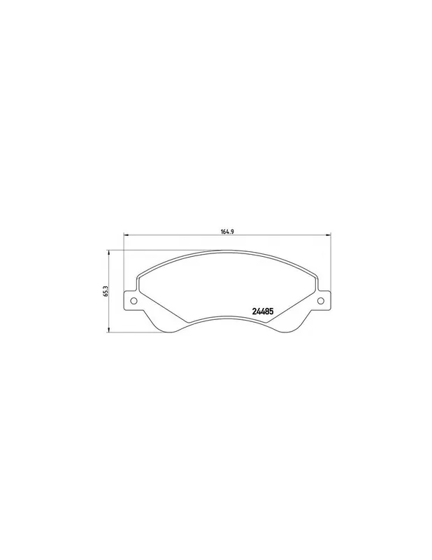 Tendencia PASTILLA DE FRENO P24065 BREMBO - FORD TRANSIT TOURNEO - Eje delantero