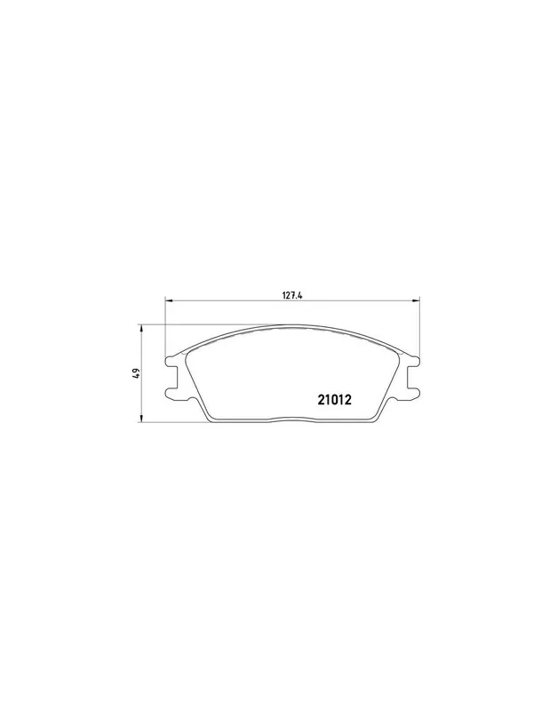 PASTILLA DE FRENO P30001 BREMBO - HYUNDAI CLICK (TB) - Eje delantero Últimas Unidades
