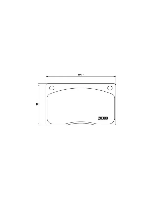 Garantía Incluida PASTILLA DE FRENO P36003 BREMBO - RENAULT MASTER I Caja/Chasis (P__) - Eje delantero