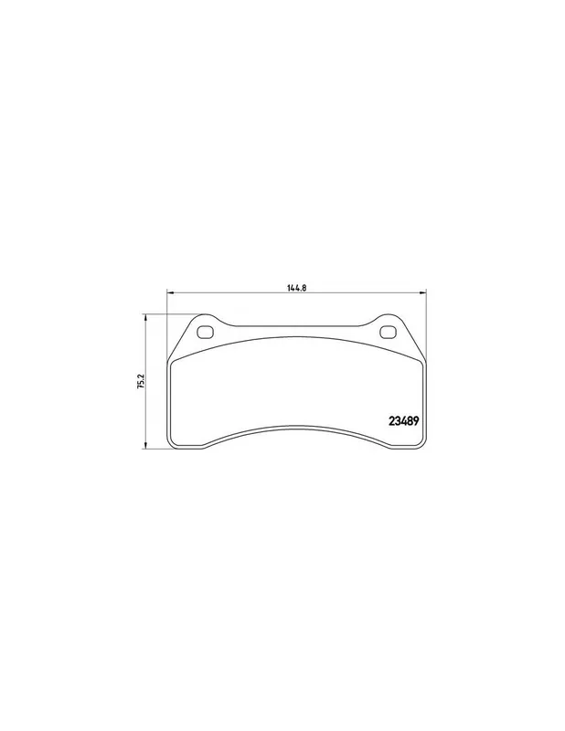 Original PASTILLA DE FRENO P36014 BREMBO - JAGUAR XJ Sedán (X350, X358) - Eje delantero