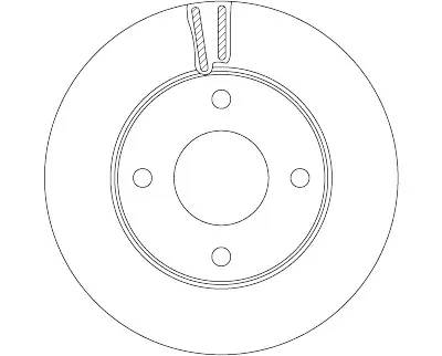 Últimas Unidades Juego de discos de freno TRW DF6417 TRW DF6417