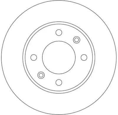 Juego de discos de freno TRW DF4185 TRW DF4185 Mejor Calidad