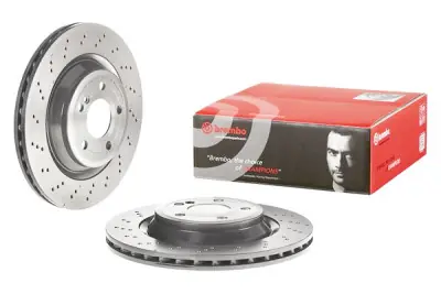 Juego de Discos de freno COATED DISC LINE BREMBO 09.B743.51 Oferta Limitada