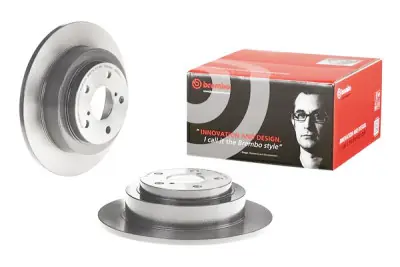 Hecho A Mano Juego de Discos de freno COATED DISC LINE BREMBO 08.6897.11