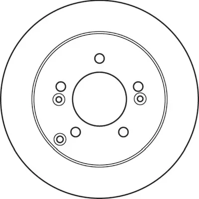 Juego de 2 discos de freno TRW DF4946 Marca Reconocida