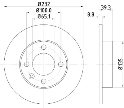 Ordenar Ahora Mismo Disco de freno HELLA 8DD 355 106-681