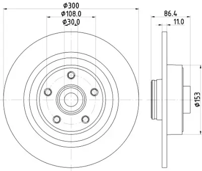 Disco de freno HELLA 8DD 355 123-321 (Sustituye a 8DD 355 113-871) Comprar En Línea