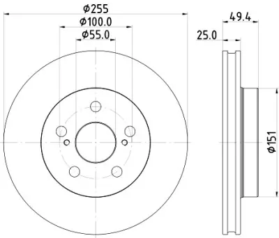 Compra Ahora Disco de freno HELLA 8DD 355 131-911