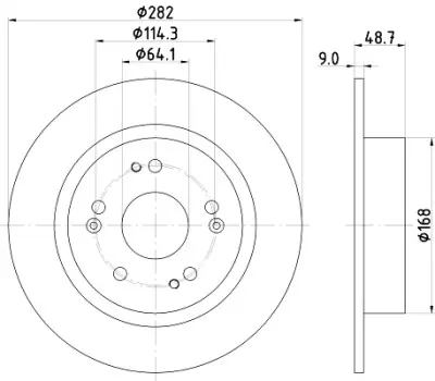 Tendencia Disco de freno HELLA 8DD 355 131-931