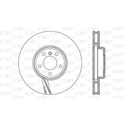Disco de freno OPEN PARTS BDR2744.20 Oferta Especial