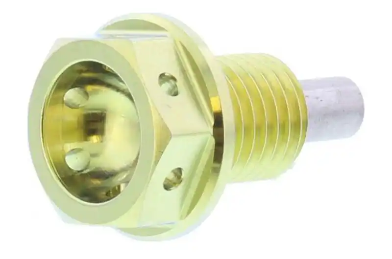 Pedido Al Por Mayor Tornillo de vaciado de aceite Pro Bolt M12x1.50 15mm Titanio Oro