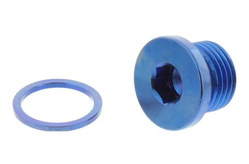 Tornillo de vaciado de aceite Pro Bolt M16x1.50 10mm Titanio Azul Pedido Al Por Mayor