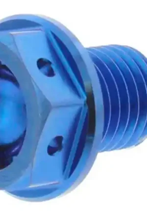 Profesional Tornillo de vaciado de aceite Pro Bolt M12x1.50 15mm Titanio Azul