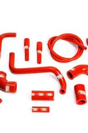 Kit de manguitos de radiador de agua Samco Silicona Rojo | MV Agusta 1000 F4 Artesanal