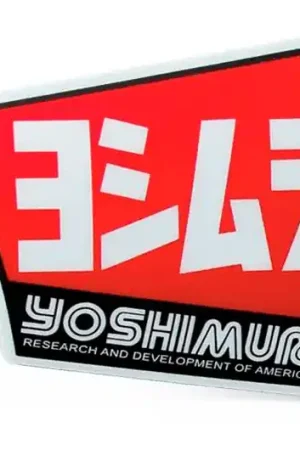 Placa logo de silenciador Yoshimura USA RS4 Profesional