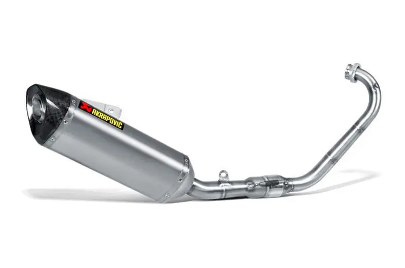 Linea de escape completa Akrapovic Racing Line Inox & Titanio | Yamaha MT-125 2014-2016 Euro 3 Oferta De Temporada