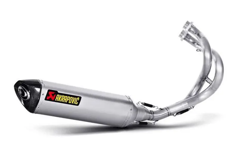 Linea de escape completa Akrapovic Racing Line Inox & Titanio | Kawasaki ER 6 N-F 2012-2016 Directo De Fábrica