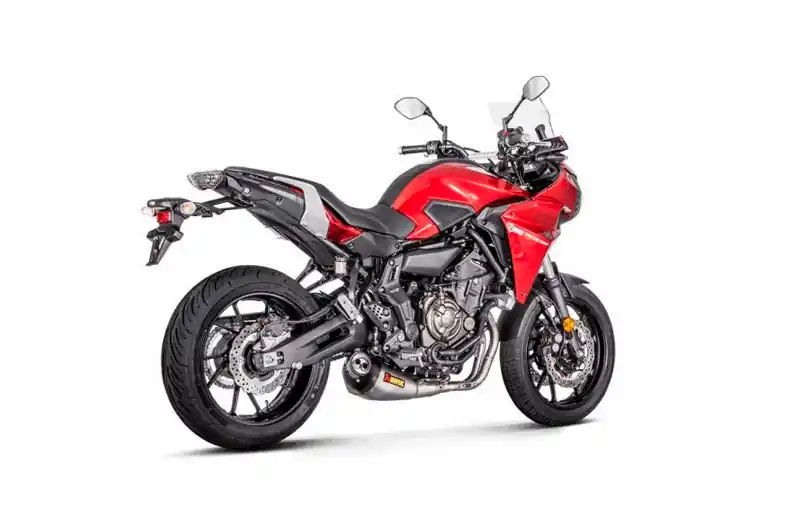 Linea de escape completa Akrapovic Racing Line Inox & Titanio | Yamaha MT-07 Tracer 2016-2017 Económico