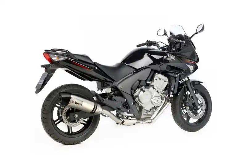 Silenciador de escape Leovince LV One Evo Inox / Carbono Homologado | Honda CBF 600 N / CBF 600 NA ... Hecho A Mano