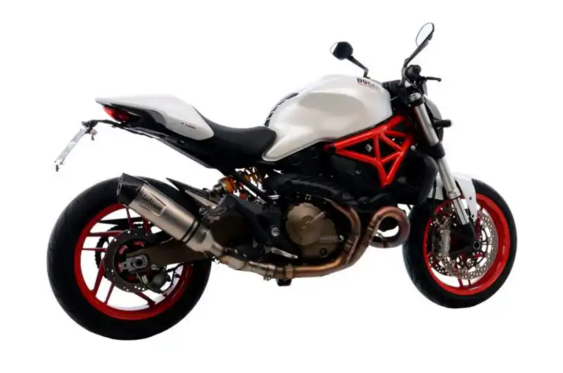 Silenciador de escape Leovince LV One Evo Inox / Carbono | Ducati Monster 821 2014-2016 Barato