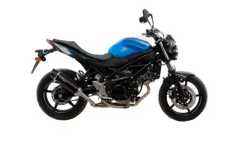 Hecho A Mano Silenciador de escape Leovince Nero Inox Negro / Carbono Homologado | Suzuki SV 650 A / SV 650 XA ...