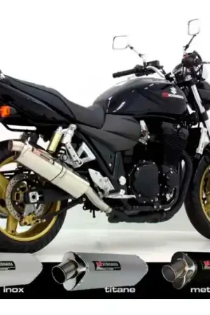 Silenciador de escape Yoshimura Tri-Oval Inox | Suzuki 1400 GSX 2005-2007 Edición Limitada