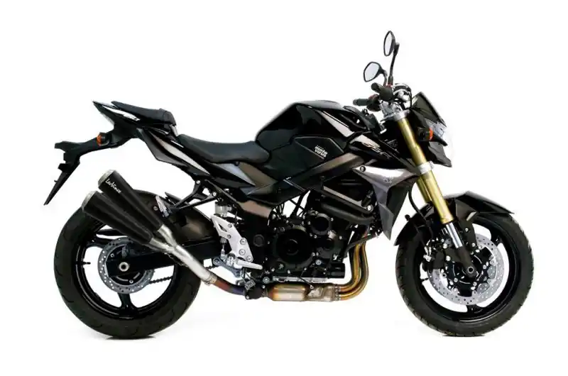 Silenciador de escape Leovince GP Duals Inox Negro | Suzuki GSR 750 / GSR 750 A ... Última Versión