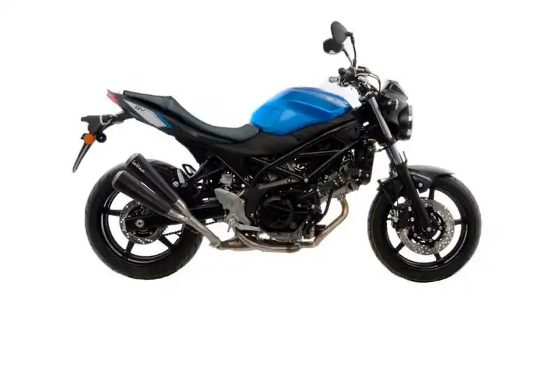 Silenciador de escape Leovince GP Duals Inox Negro Homologado | Suzuki SV 650 A / SV 650 XA ... Popular