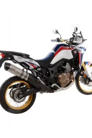 Silenciador de escape Leovince LV One Evo Inox / Carbono | Honda CRF 1000 L / CRF 1000 LA ... Máxima Calidad