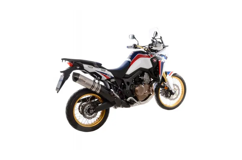 Silenciador de escape Leovince LV One Evo Inox / Carbono | Honda CRF 1000 L / CRF 1000 LA ... Máxima Calidad