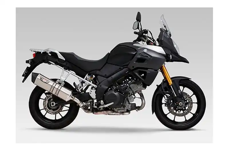 Silenciador de escape Yoshimura Hepta Force Inox / Carbono | Suzuki DL 1000 V-Strom 2014-2016 Stock Limitado