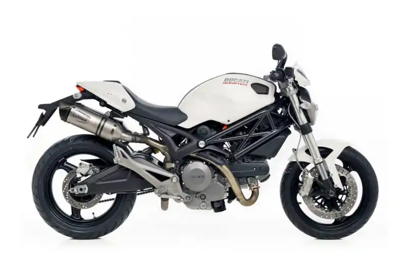 Doble silenciador de escape Leovince LV One Evo Inox / Carbono Homologado | Ducati Monster 696 / Monster 1100 ... Ordenar Ahora Mismo