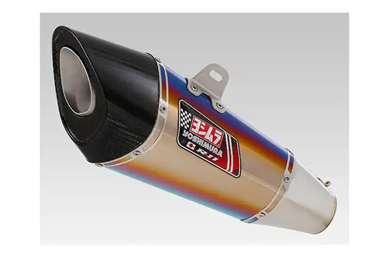 Exclusivo Silenciador de escape Yoshimura R11 Titanio Azul | Suzuki 1000 GSX S / F 2015-2016