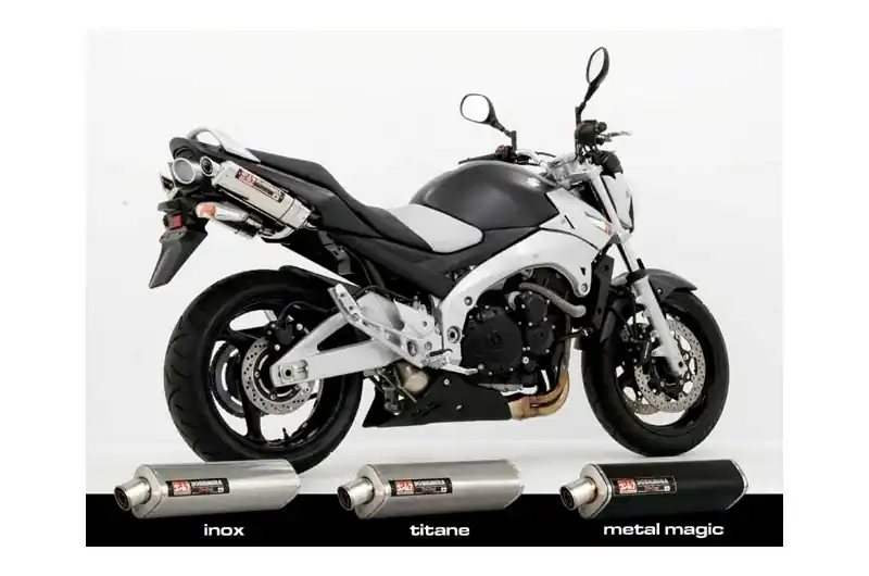 Silenciador de escape Yoshimura Tri-Oval Inox | Suzuki 600 GSR 2006-2010 Envío Exprés