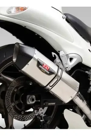 Doble silenciador de escape Yoshimura Hepta Force Titanio / Carbono | Suzuki GSX-R 1300 Hayabusa 2008-2016 Garantía De Devolución De Dinero
