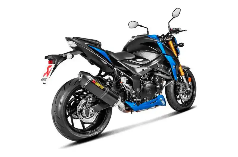 Silenciador de escape Akrapovic Carbono | Suzuki GSX-S 750 2017-2018 Hecho A Mano