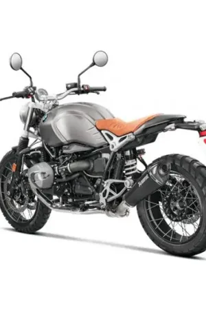 Silenciador de escape Akrapovic Titanio Negro | BMW R Nine T Scrambler 2016-2017 Disponible Ahora