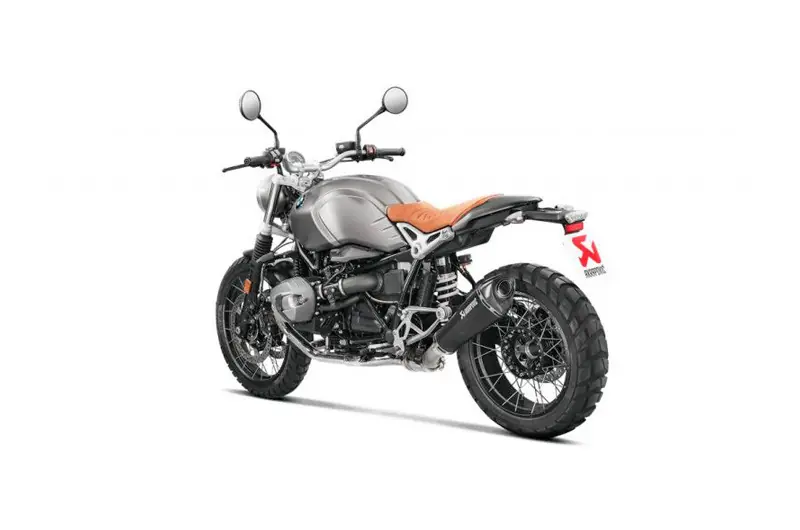 Silenciador de escape Akrapovic Titanio Negro | BMW R Nine T Scrambler 2016-2017 Disponible Ahora