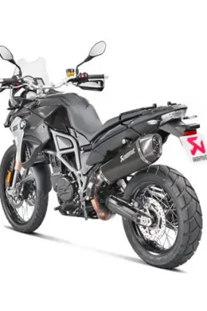 Solo Hoy Silenciador de escape Akrapovic Titanio Negro | BMW F800 GS Adventure 2013-2017