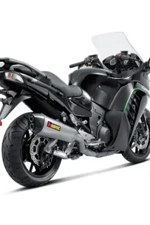 Silenciador de escape Akrapovic Titanio | Kawasaki GTR 1400 2008-2017 Popular