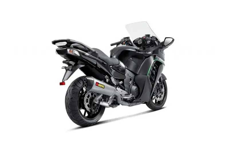 Silenciador de escape Akrapovic Titanio | Kawasaki GTR 1400 2008-2017 Popular